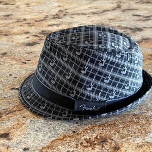 FENDER Fedora Hat Plaid Guitar Size Medium